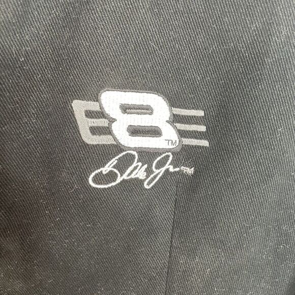 Womens Dale Earnhardt Jr #8 Budweiser Jacket by Chase Authentics Black Small - Picture 4 of 9